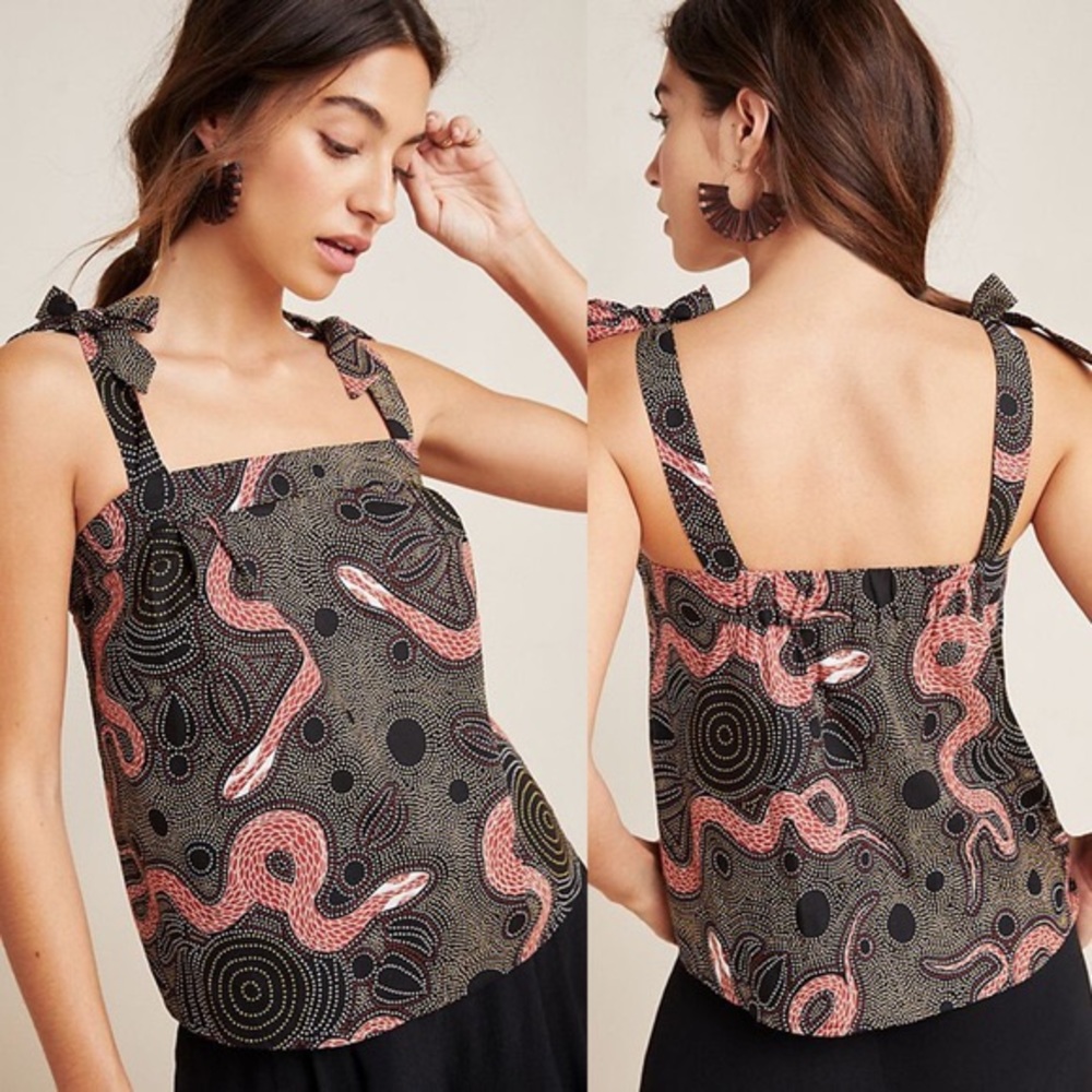 Corey Lynn Calter Anthropologie snake top